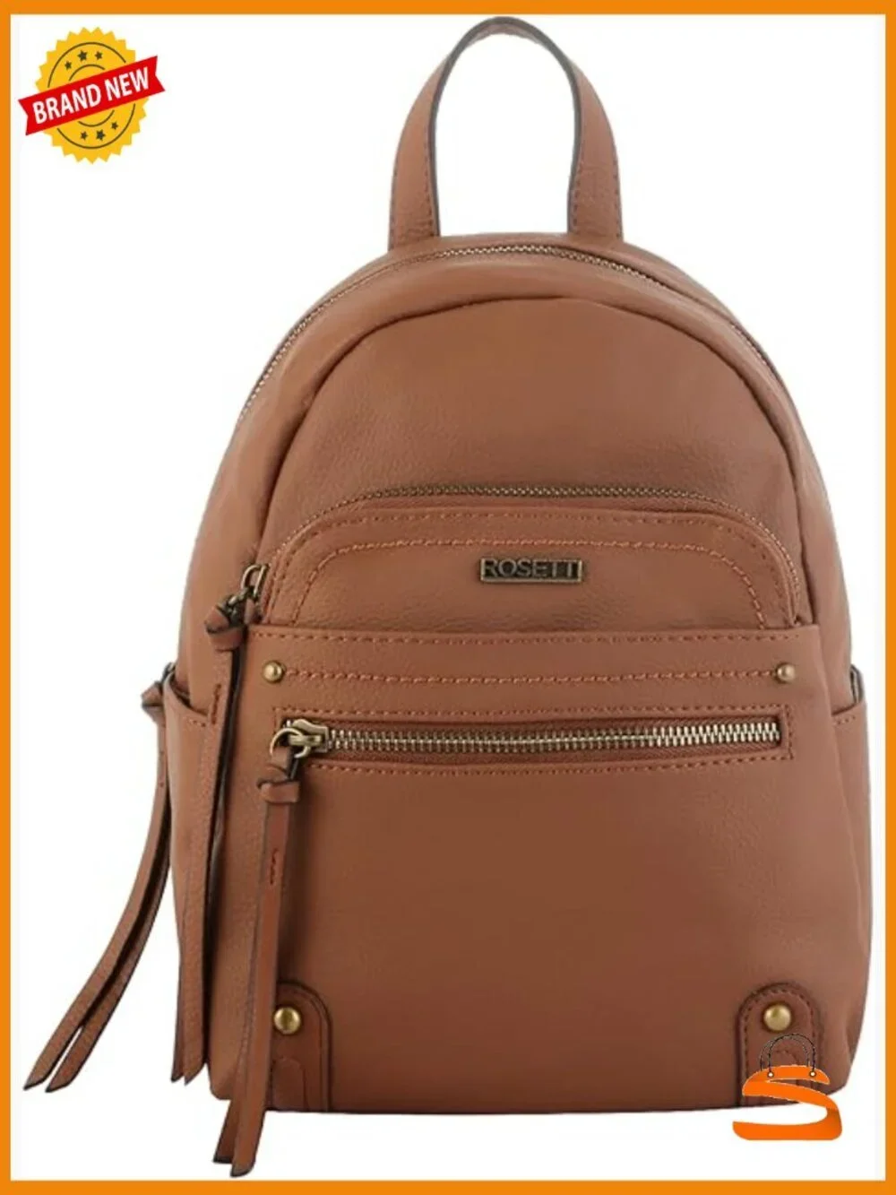 Fashion Backpack with Multiple Pockets, Adjustable Straps